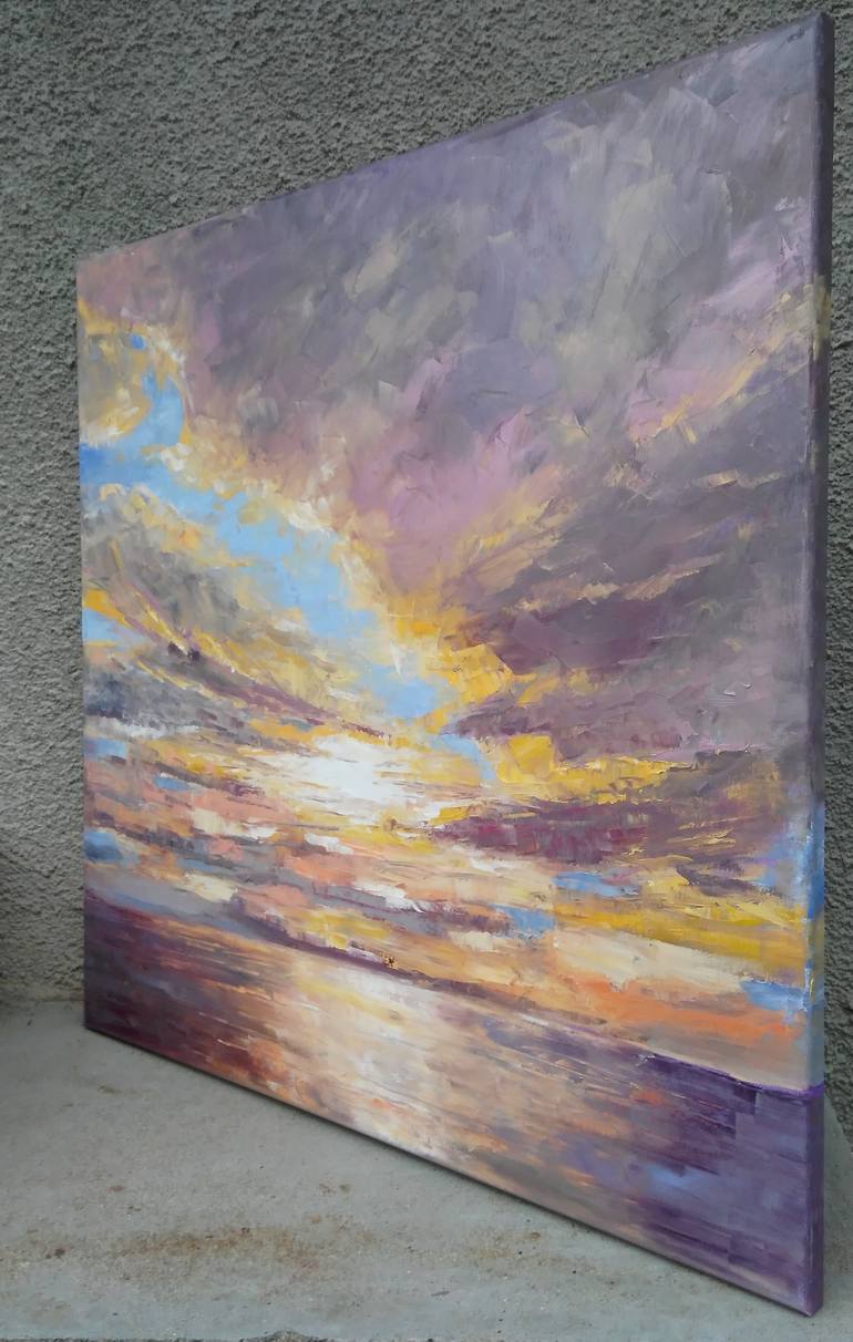 Original Expressionism Seascape Painting by Emilia Milcheva