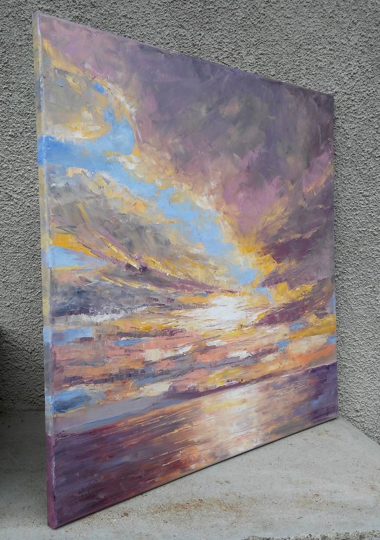 Original Expressionism Seascape Painting by Emilia Milcheva