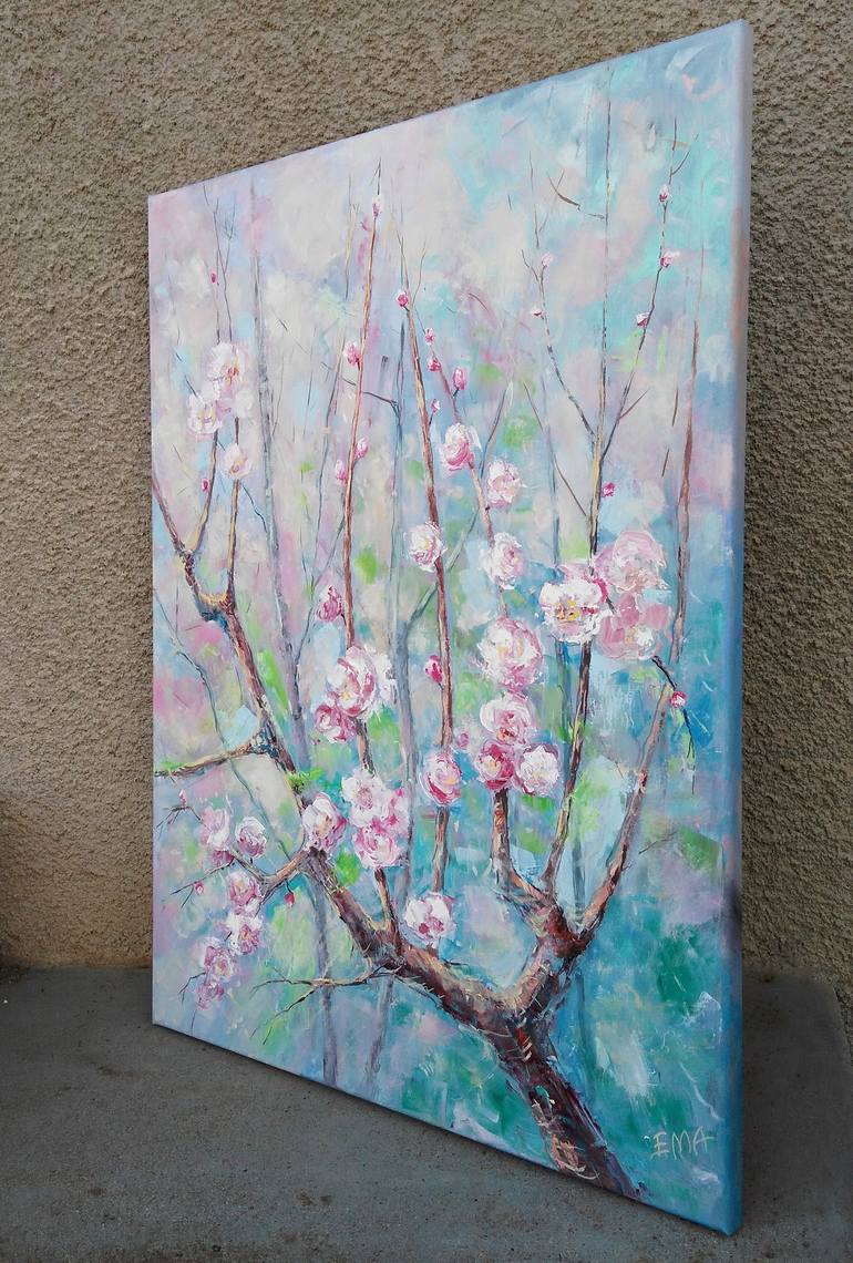 Original Fine Art Floral Painting by Emilia Milcheva