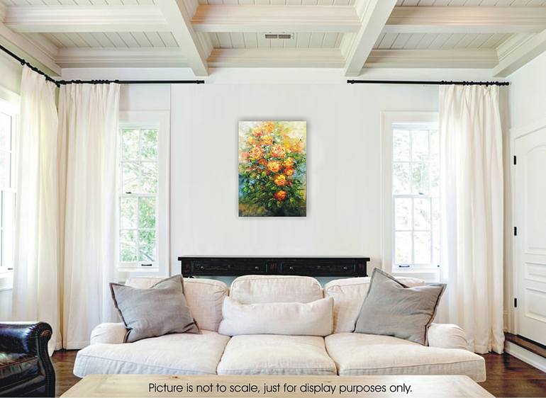 Original Impressionism Floral Painting by Emilia Milcheva