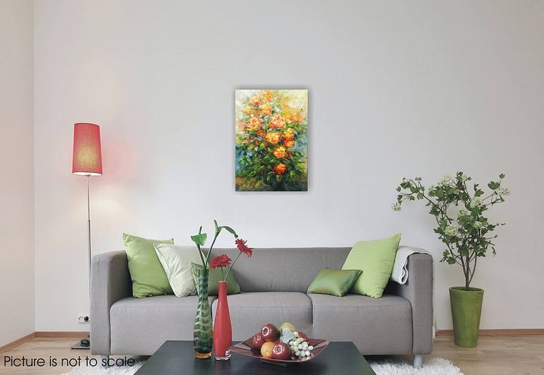 Original Impressionism Floral Painting by Emilia Milcheva