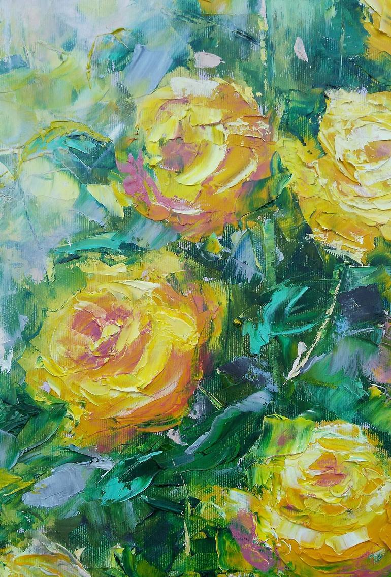 Original Fine Art Floral Painting by Emilia Milcheva