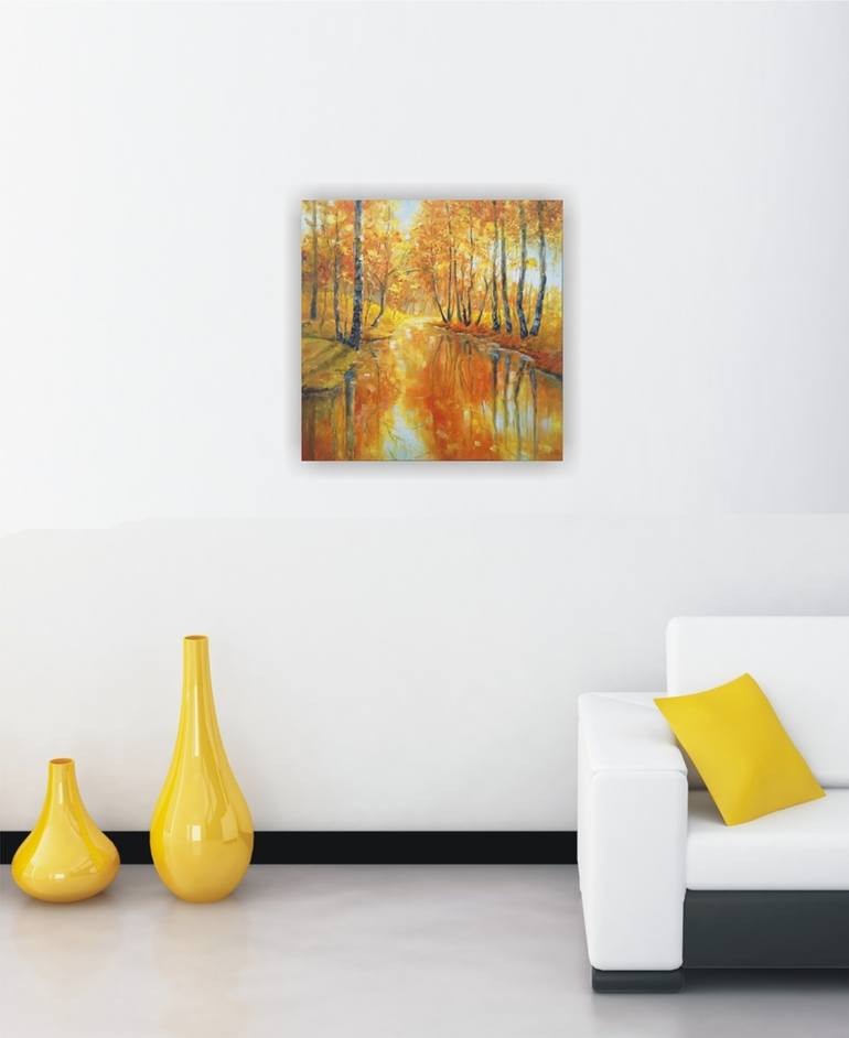 Original Impressionism Landscape Painting by Emilia Milcheva