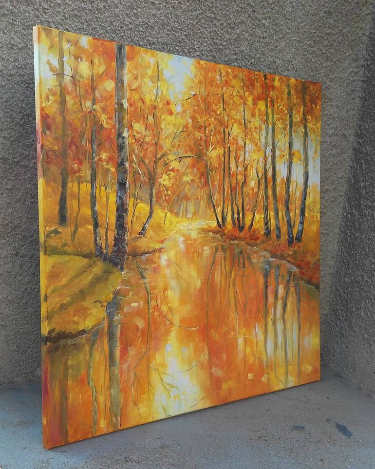 Original Impressionism Landscape Painting by Emilia Milcheva