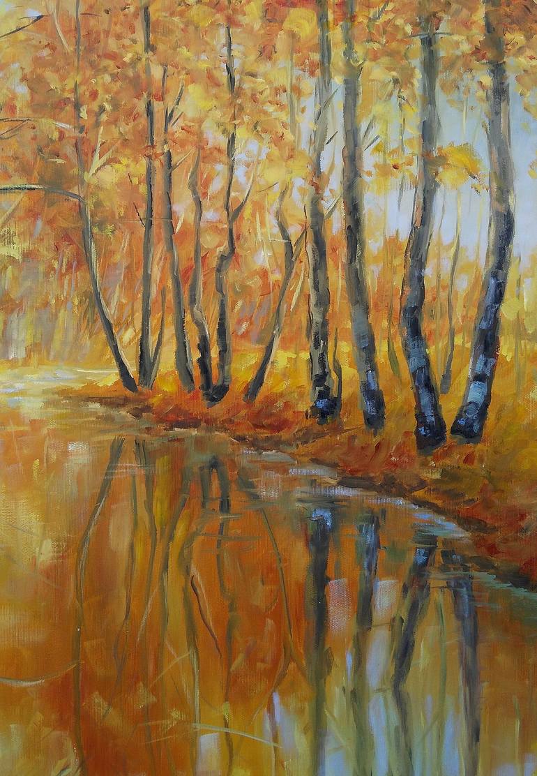 Original Impressionism Landscape Painting by Emilia Milcheva