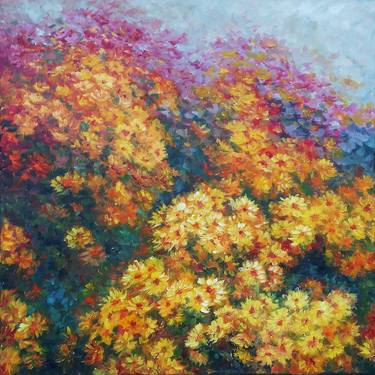 Original Impressionism Floral Paintings by Emilia Milcheva