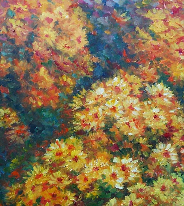 Original Impressionism Floral Painting by Emilia Milcheva