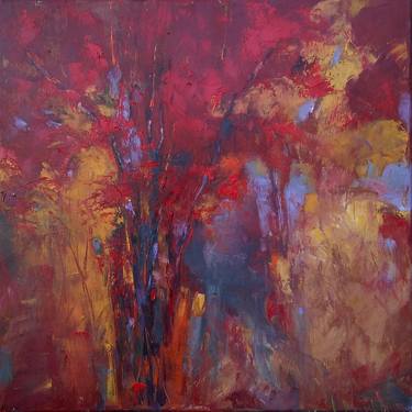 Original Abstract Expressionism Landscape Paintings by Emilia Milcheva