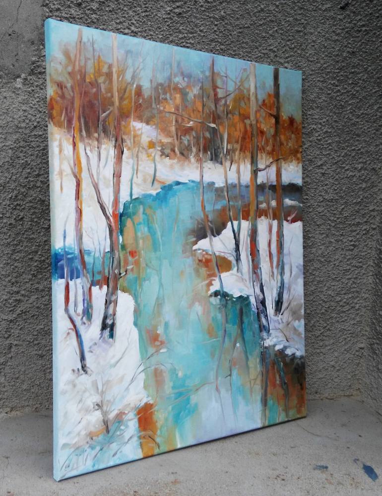 Original Impressionism Landscape Painting by Emilia Milcheva