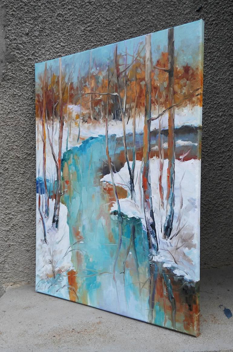 Original Impressionism Landscape Painting by Emilia Milcheva