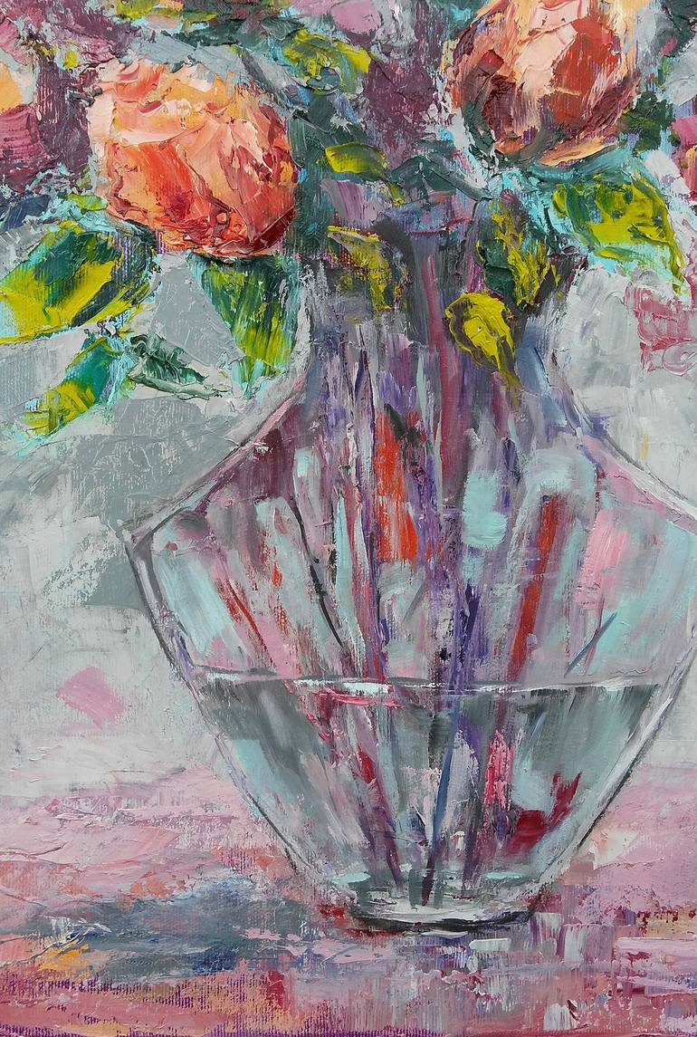 Original Fine Art Floral Painting by Emilia Milcheva