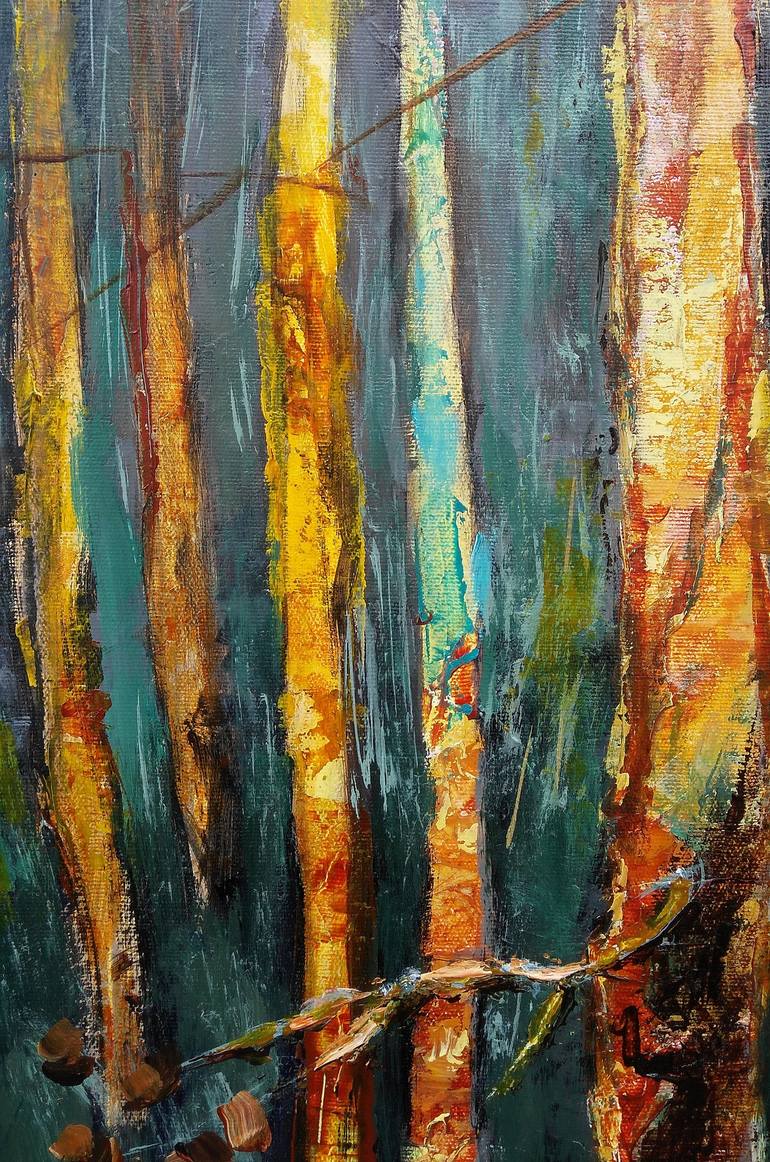 Original Expressionism Landscape Painting by Emilia Milcheva