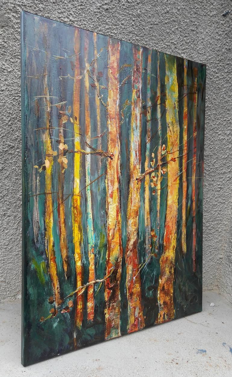 Original Expressionism Landscape Painting by Emilia Milcheva