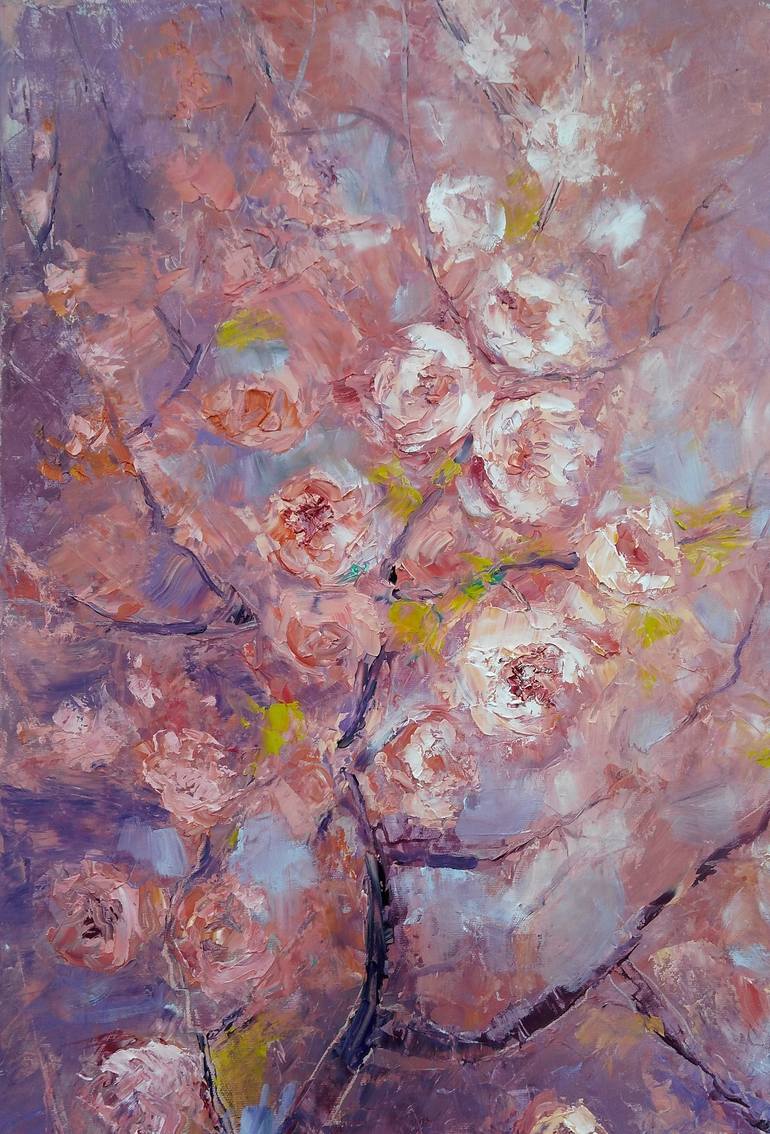 Original Floral Painting by Emilia Milcheva