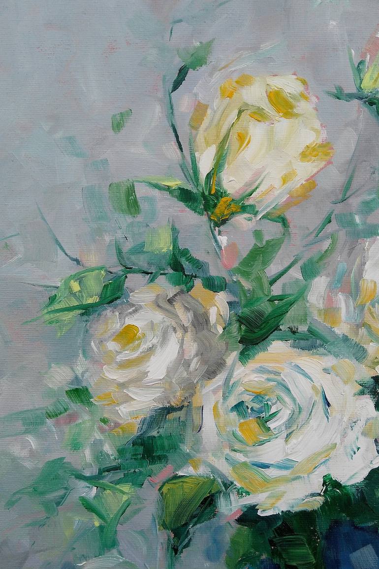 Original Fine Art Floral Painting by Emilia Milcheva