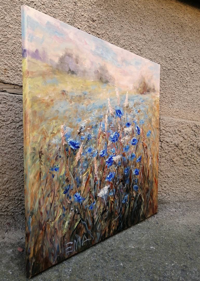 Original Impressionism Floral Painting by Emilia Milcheva