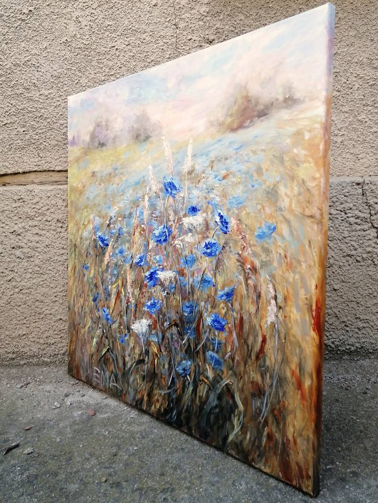 Original Impressionism Floral Painting by Emilia Milcheva