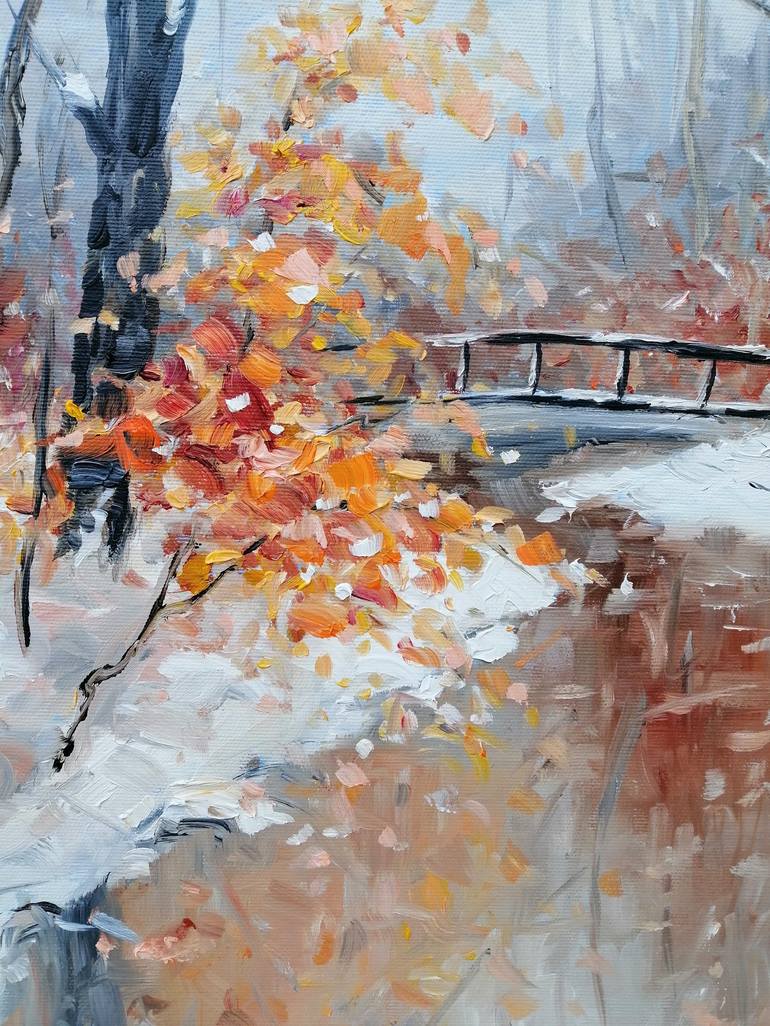 Original Impressionism Landscape Painting by Emilia Milcheva