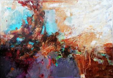 Original Abstract Expressionism Abstract Paintings by Emilia Milcheva