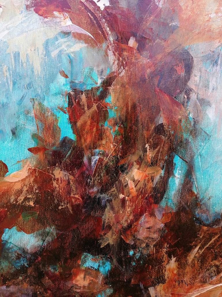 Original Abstract Expressionism Abstract Painting by Emilia Milcheva