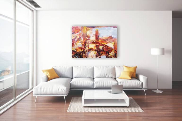 Original Abstract Painting by Emilia Milcheva