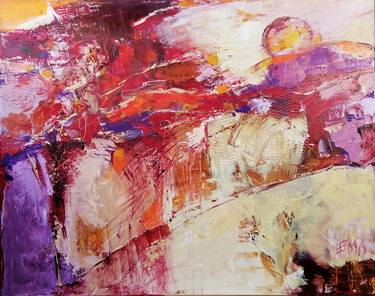 Original Abstract Expressionism Abstract Paintings by Emilia Milcheva