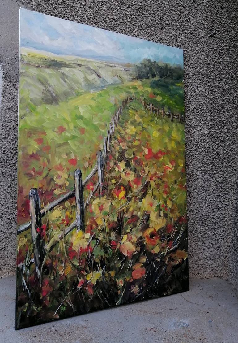 Original Impressionism Landscape Painting by Emilia Milcheva