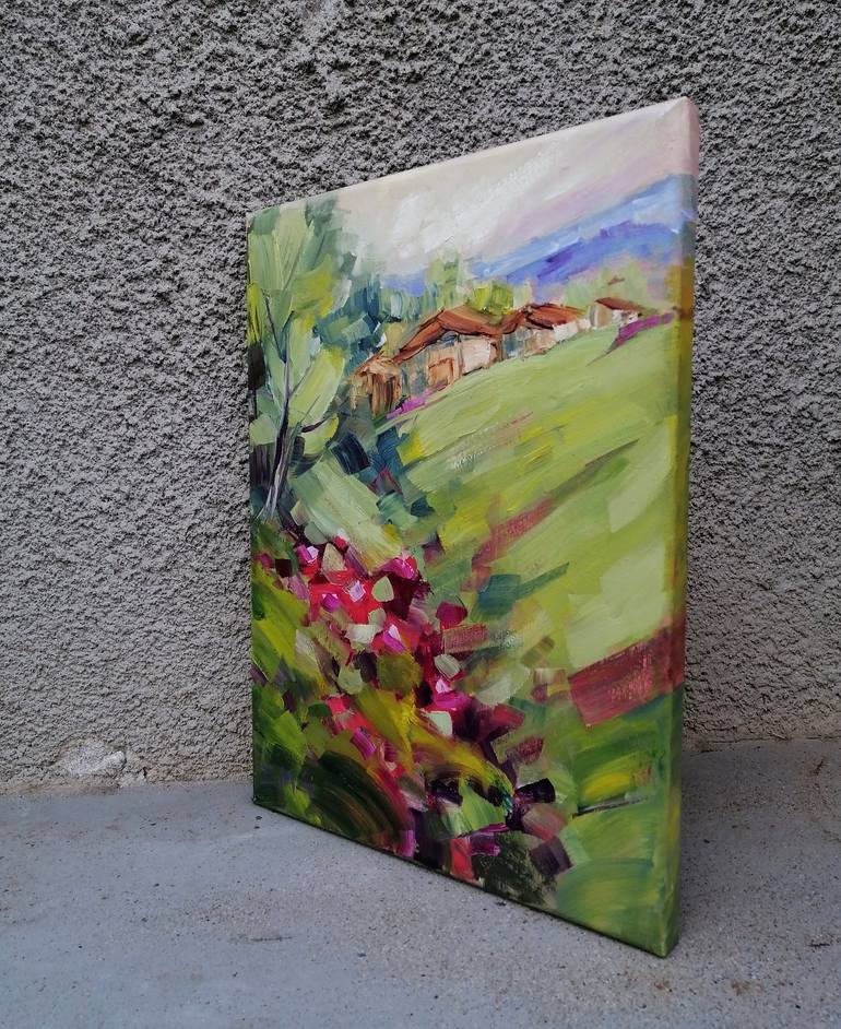 Original Impressionism Landscape Painting by Emilia Milcheva