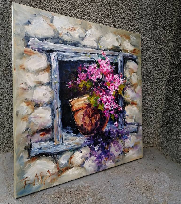 Original Fine Art Floral Painting by Emilia Milcheva