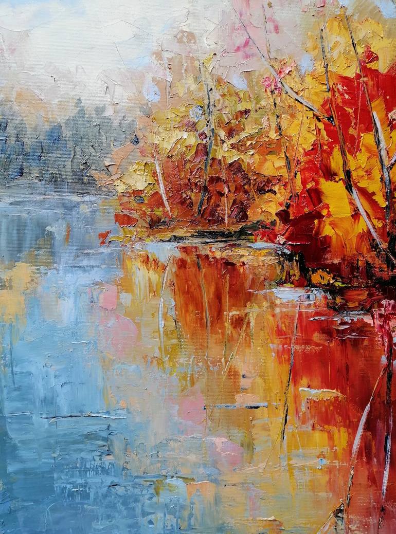 Original Impressionism Landscape Painting by Emilia Milcheva