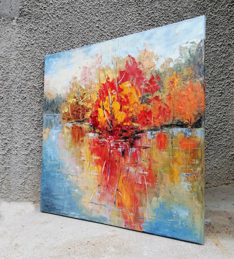 Original Impressionism Landscape Painting by Emilia Milcheva