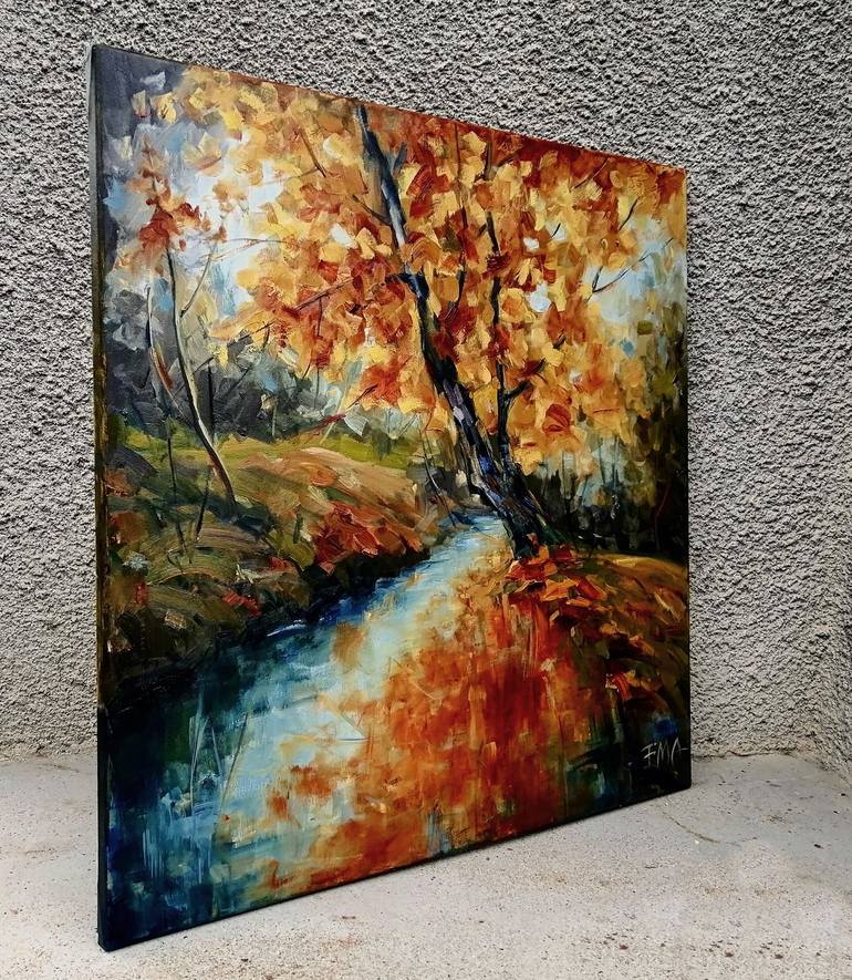 Original Impressionism Landscape Painting by Emilia Milcheva