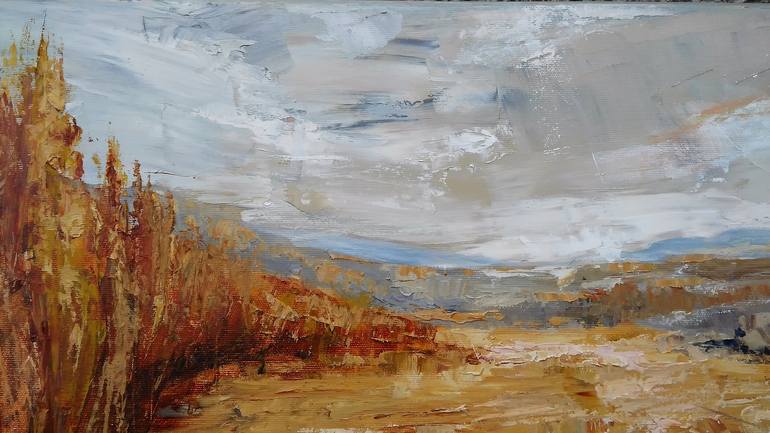 Original Expressionism Landscape Painting by Emilia Milcheva