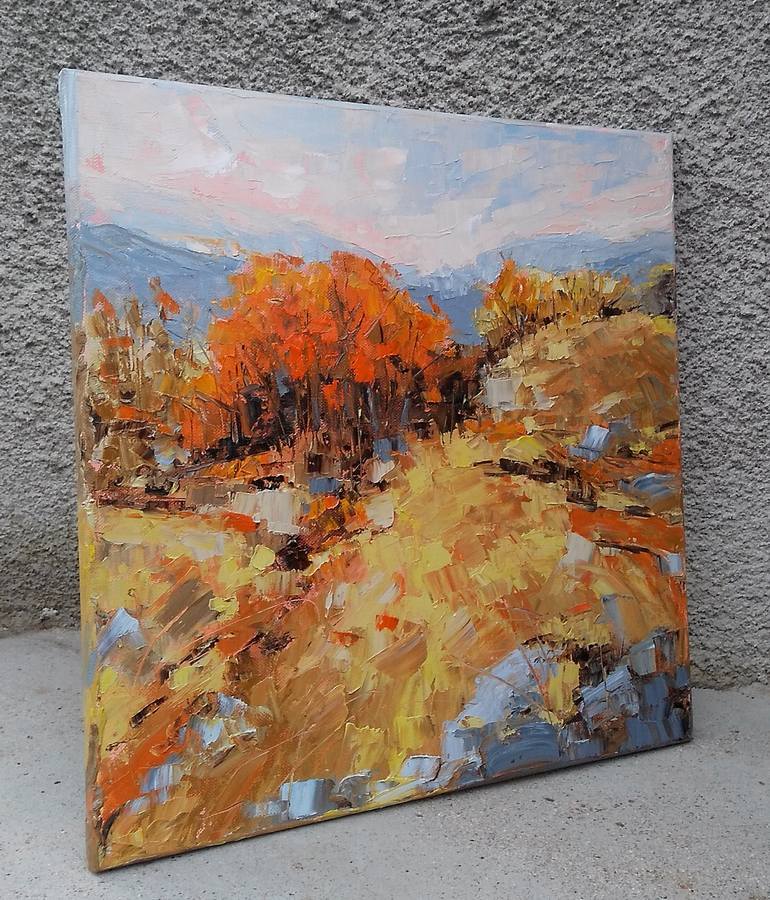 Original Impressionism Landscape Painting by Emilia Milcheva