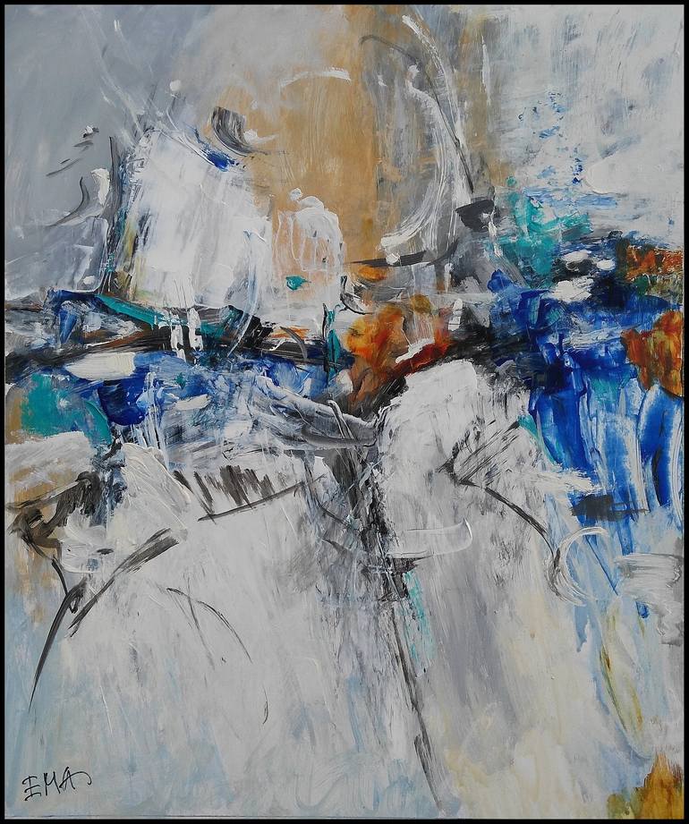 Original Abstract Painting by Emilia Milcheva