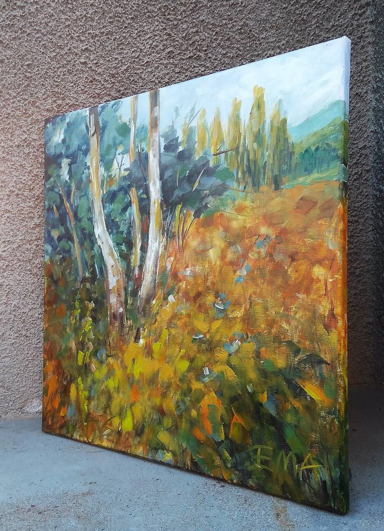 Original Impressionism Landscape Painting by Emilia Milcheva