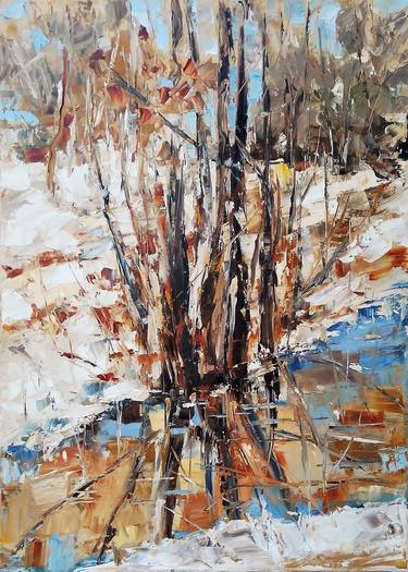 Original Expressionism Landscape Paintings by Emilia Milcheva