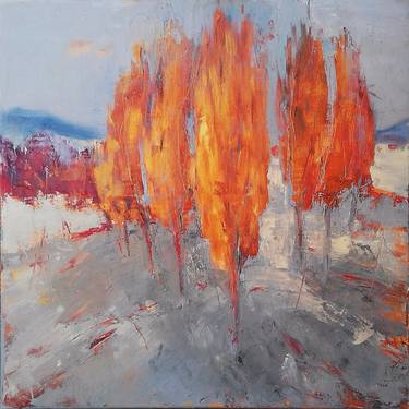 Original Expressionism Landscape Paintings by Emilia Milcheva