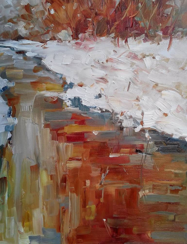 Original Expressionism Landscape Painting by Emilia Milcheva