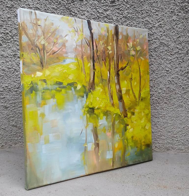 Original Impressionism Landscape Painting by Emilia Milcheva