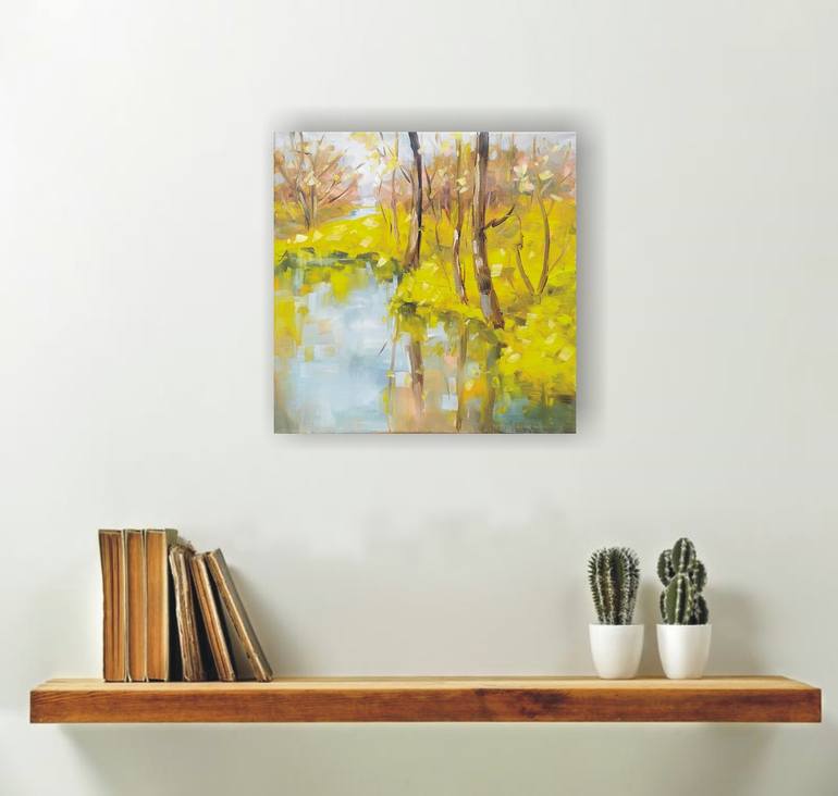 Original Impressionism Landscape Painting by Emilia Milcheva