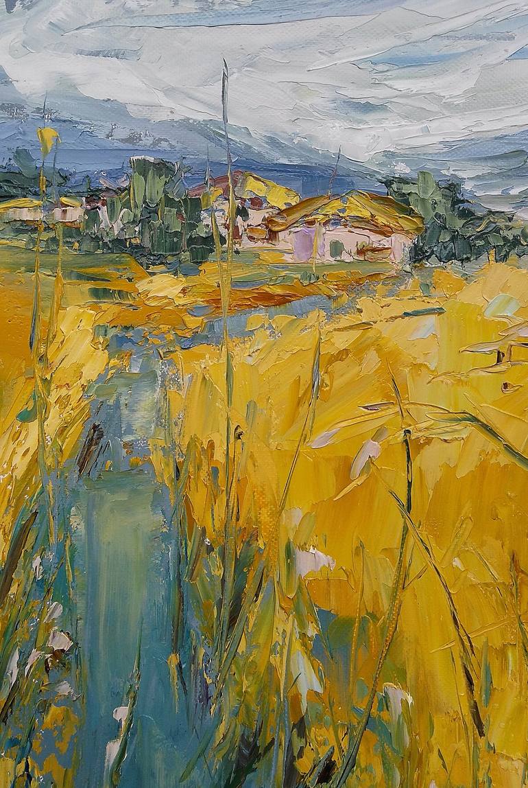 Original Expressionism Landscape Painting by Emilia Milcheva