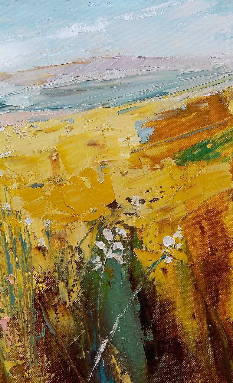 Original Abstract Landscape Painting by Emilia Milcheva