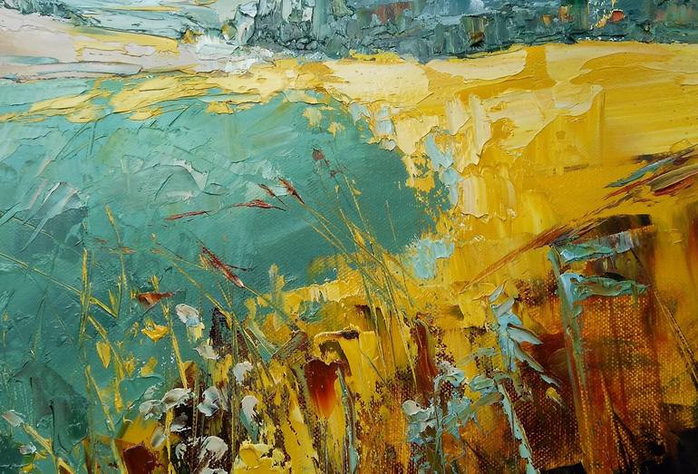 Original Expressionism Landscape Painting by Emilia Milcheva