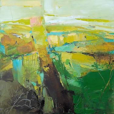 Original Abstract Landscape Paintings by Emilia Milcheva