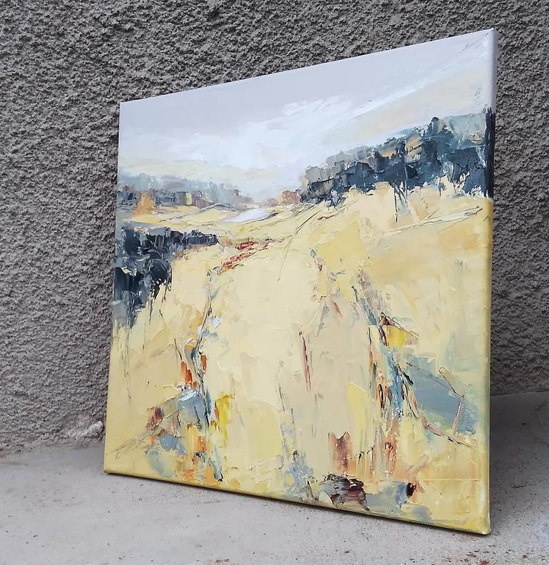 Original Abstract Landscape Painting by Emilia Milcheva