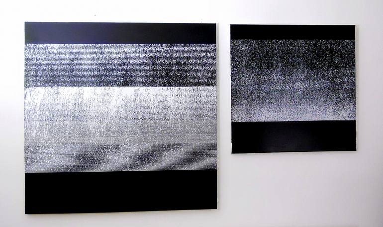 Original Abstract Expressionism Abstract Painting by Gyula Sági