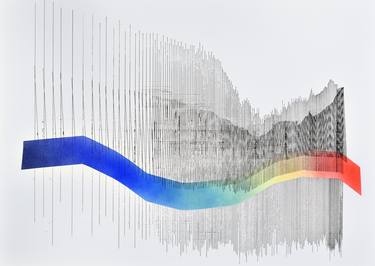 Original Conceptual Abstract Drawings by Gyula Sági