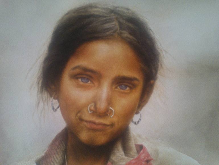 Original Figurative People Painting by Shaila Darr