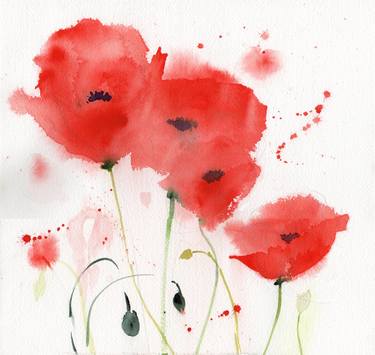 Original Floral Paintings by Sheila Golden